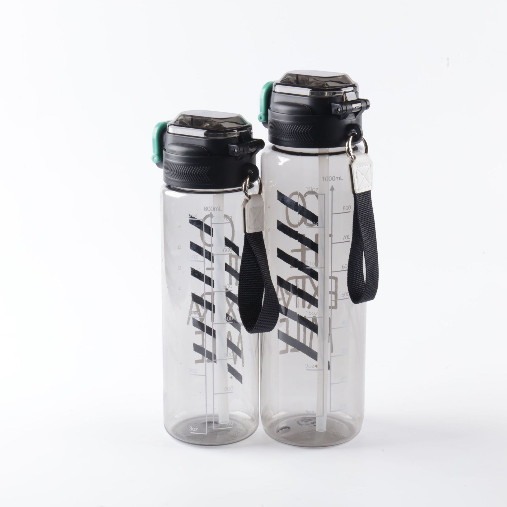 Simple straw double drinking cups, high appearance level, male and female student cups, large-capacity portable plastic cups, portable cups, heat-resistant pic 15