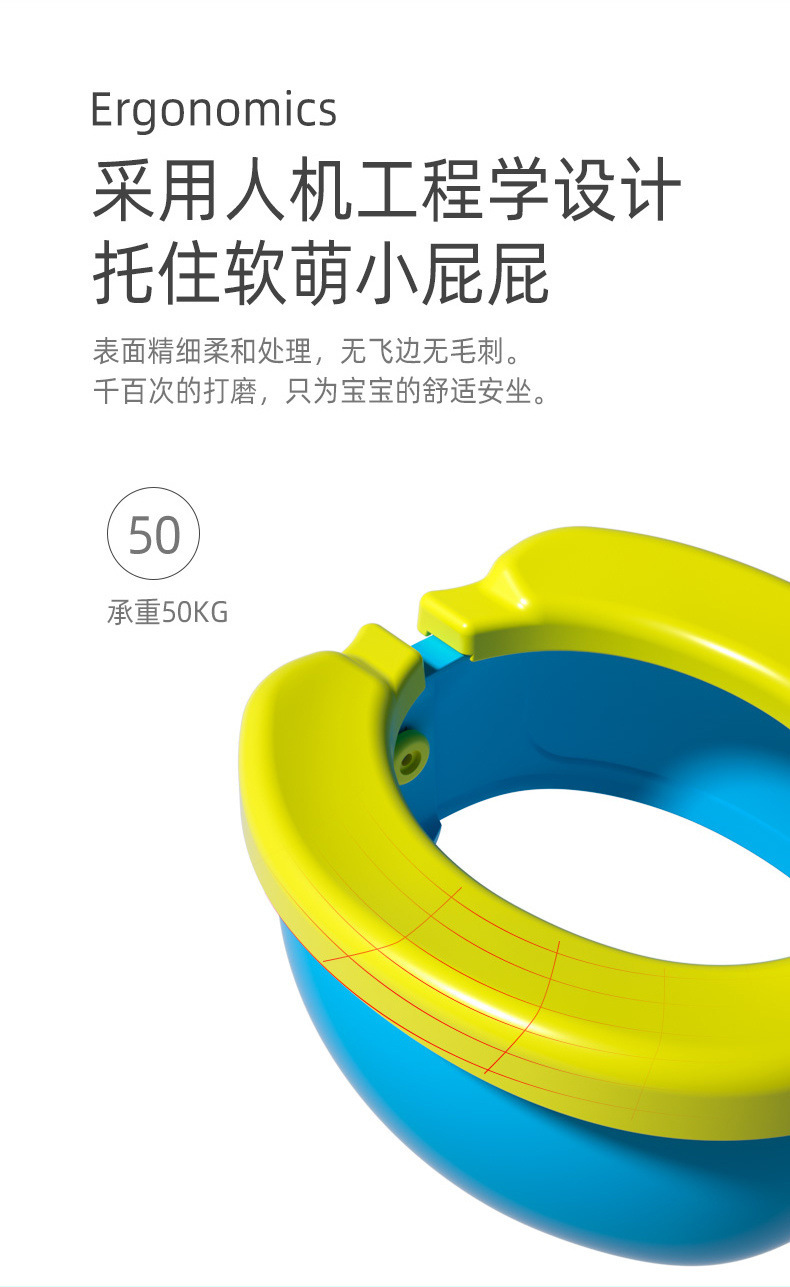 儿童坐便器可折叠收纳香蕉马桶宝宝车载尿桶婴幼儿座便器便携便盆详情7