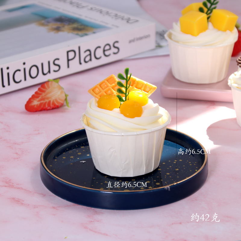 居家仿真假软香纸杯蛋糕冰激凌模型摆设道具食物拍照装饰婚庆道具详情9