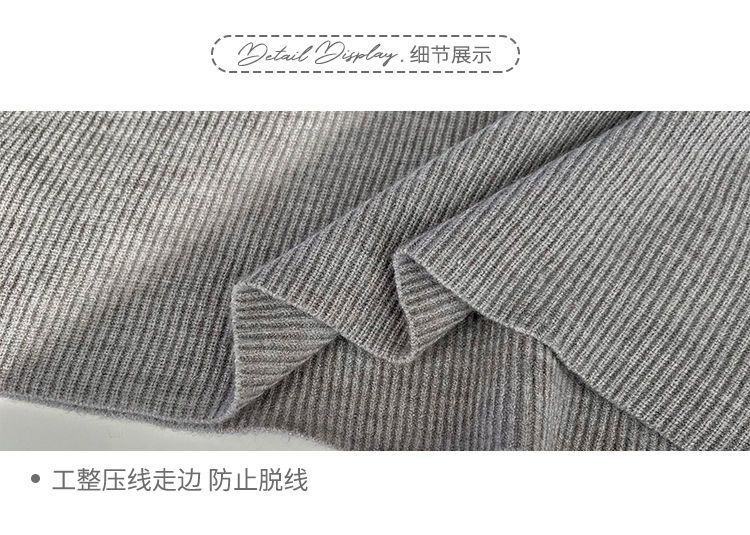 针织打底衫女早春今年流行的漂亮内搭半高领毛衣修身长袖中领上衣详情5