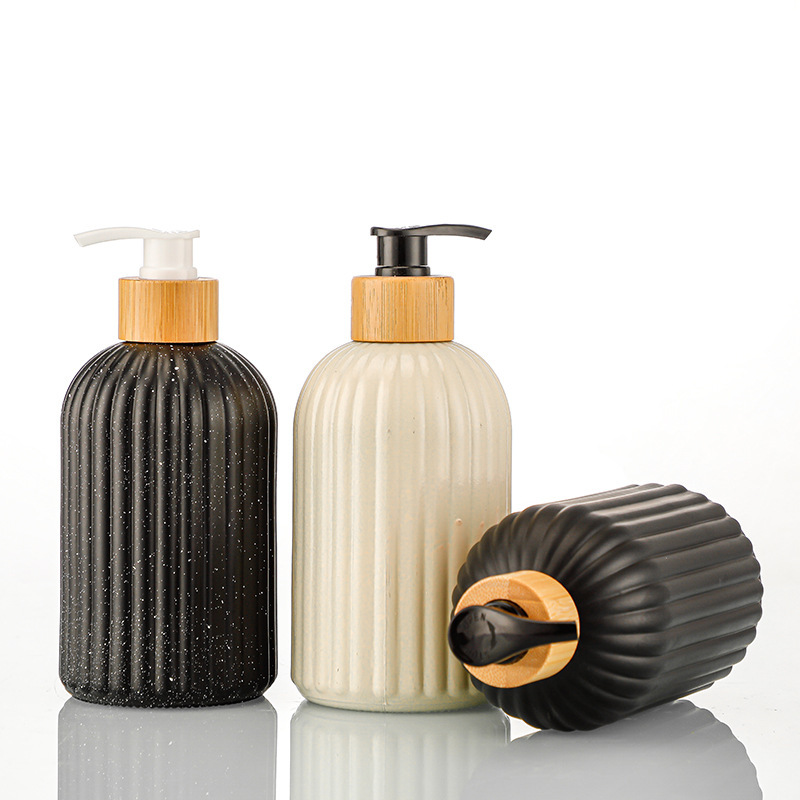 洗手液瓶透明加厚玻璃瓶空瓶高颜值皂液分装器2只装沐浴露瓶现货详情4