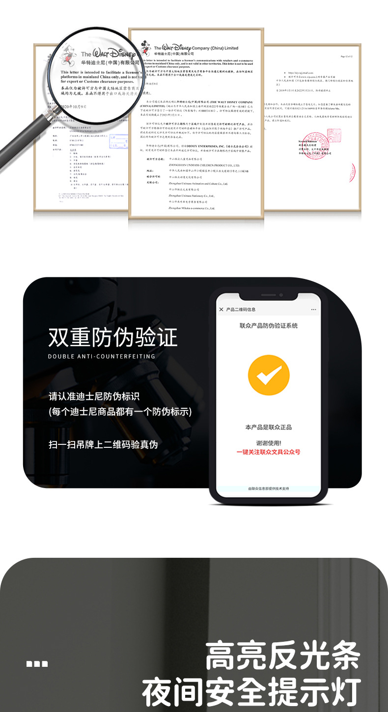 迪士尼幼儿园书包儿童3-5岁可爱立体卡通双肩包宝宝上学出游背包详情10