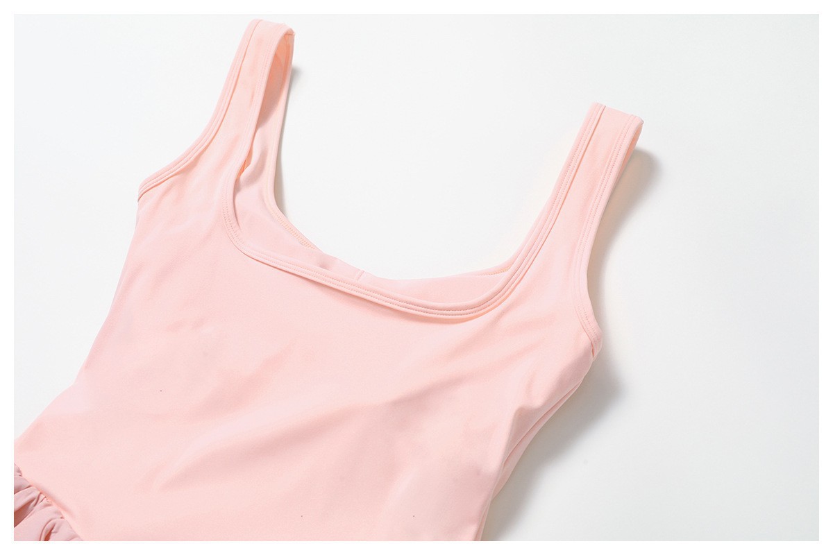 假两件防走光运动户外一体式短裙女带口袋运动短裤花苞速干网球服详情8