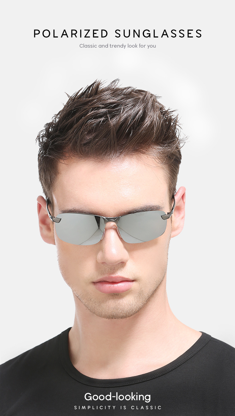 墨镜太阳眼镜3043太阳镜男变色太阳镜日夜两用墨镜偏光太阳镜批发详情4