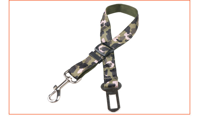 New pet supplies: leopard print car seat belts, camouflage traction ropes, foreign trade supplies, car pet seat belts pic 20