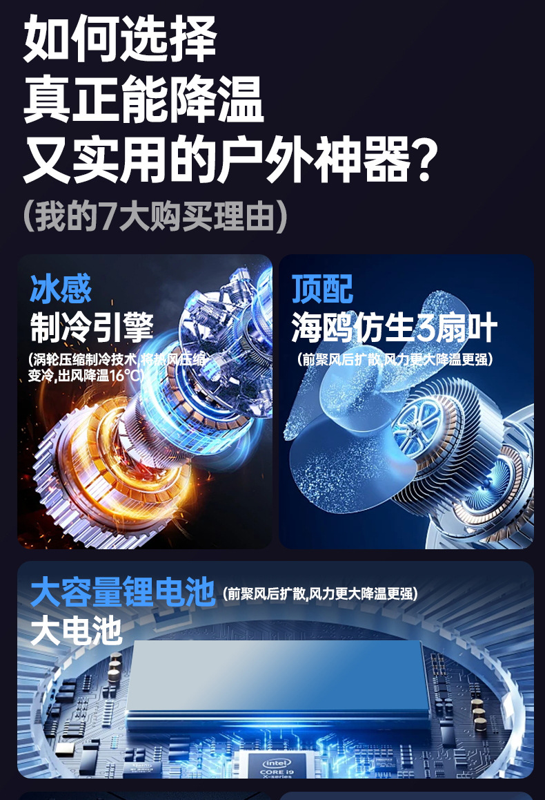 Desktop air circulation fan, electric fan, small household, silent, strong wind force desktop fan, student dormitory, office pic 4