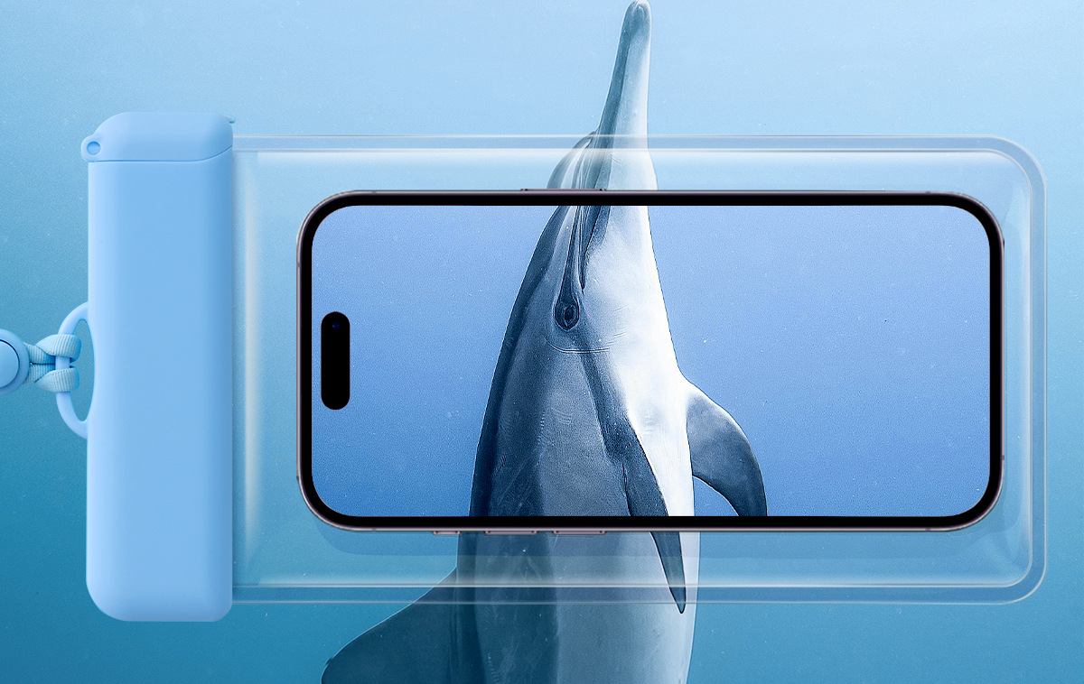 One-piece consignment mobile phone waterproof bag with touch screen, swimming, food delivery rider rainproof sealed bag, diving waterproof mobile phone case pic 22