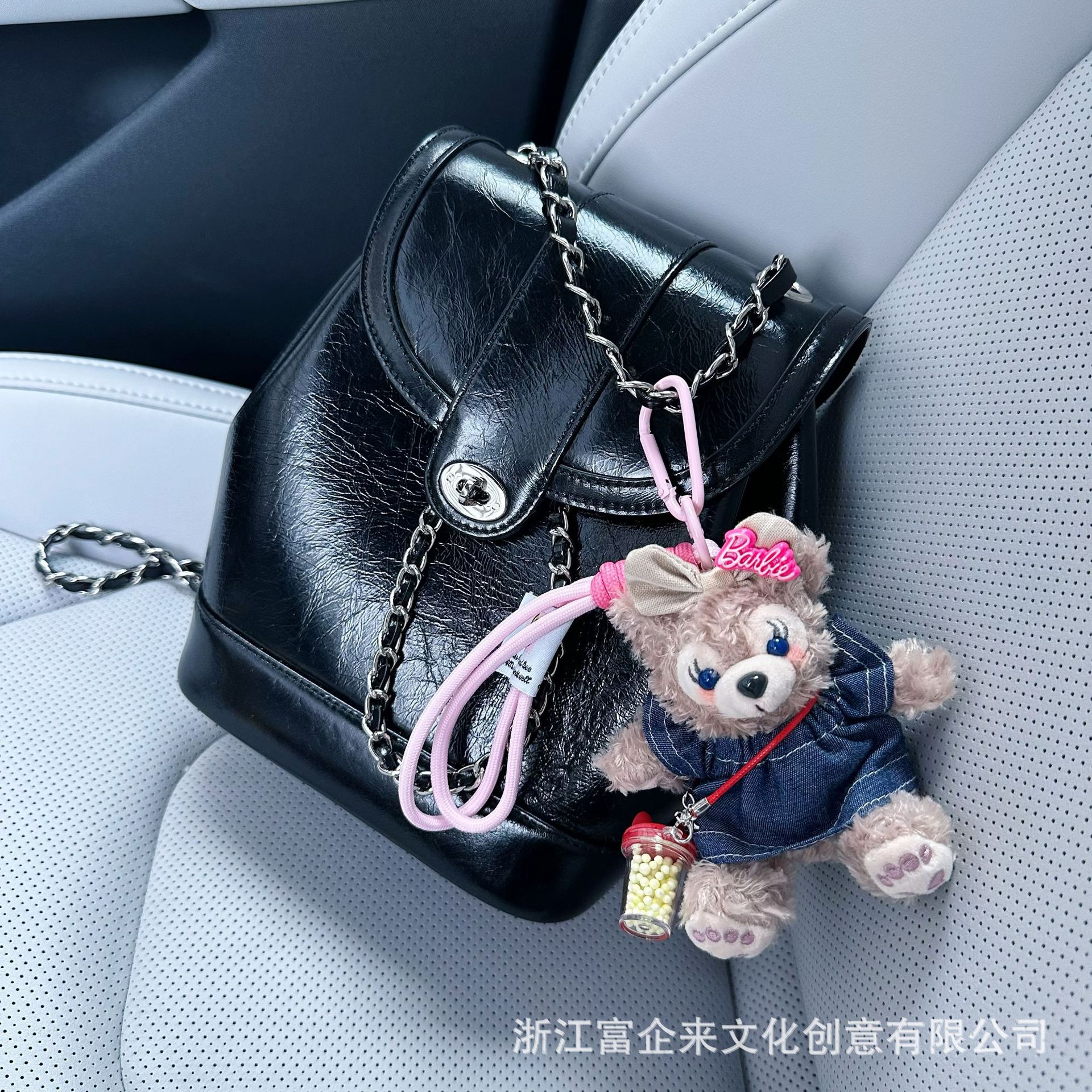 小红书同款卡通雪莉玫挂件创意毛绒公仔汽车钥匙扣玩偶包挂饰礼物批发详情1