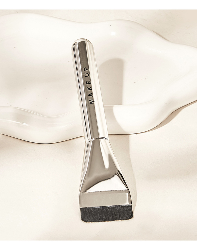 JONBOS Foundation Brush, a flat-head brush that leaves no trace, is a special makeup brush for makeup artists and a tool for applying foundation liquid pic 15