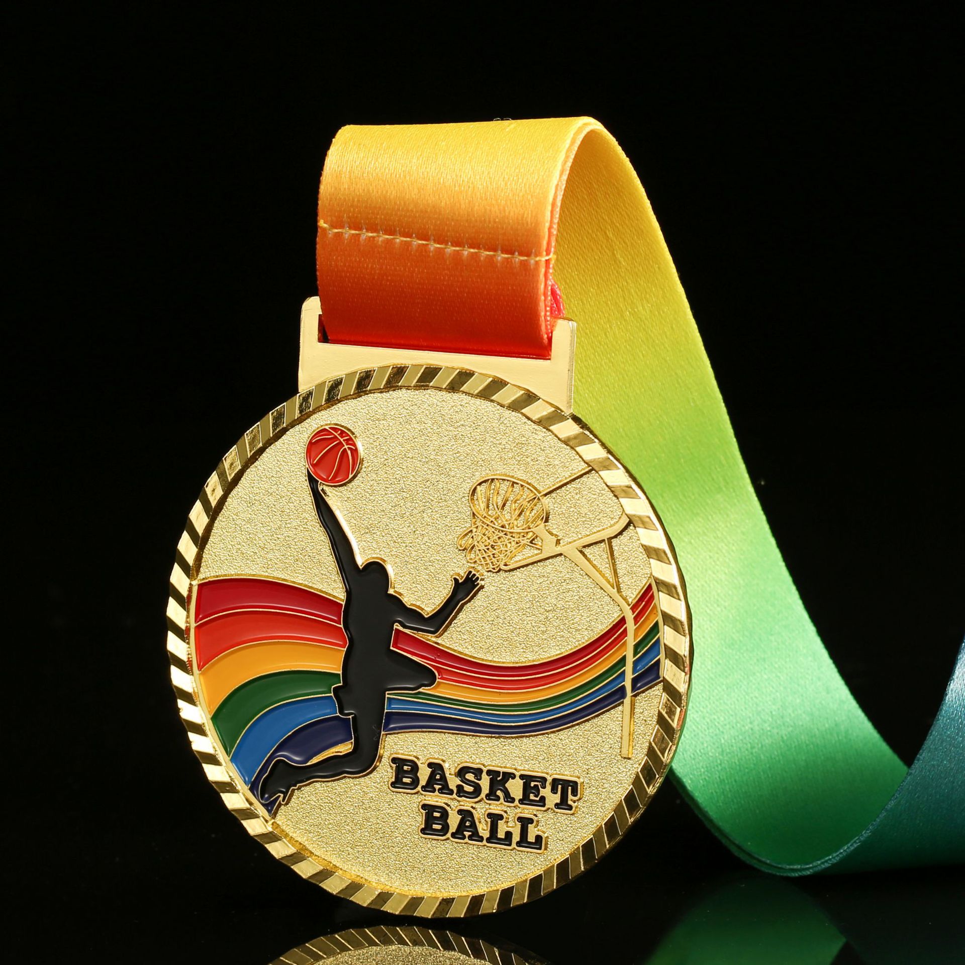 Customized metal MEDALS for marathons, running, roller skating, basketball and badminton, as well as commemorative plaques for summer camps pic 2