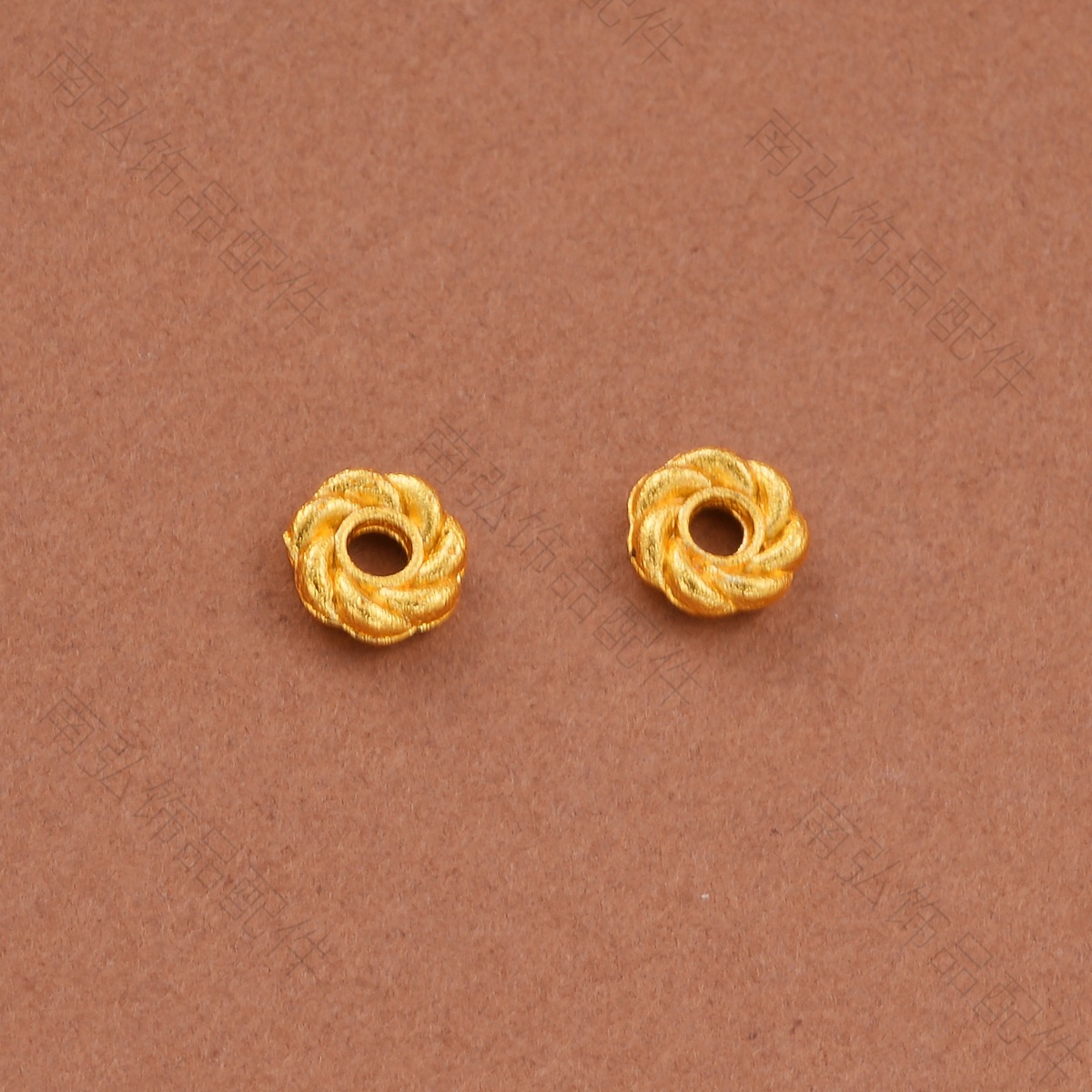Ancient-style Vietnamese sand gold color preservation wreath, interlaced linen wreath, high-end bracelet, necklace, DIY jewelry accessories pic 13