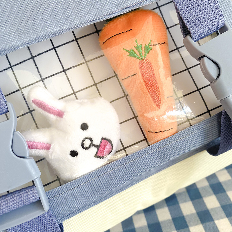 儿童书包小学生女一年级书包五件套学校背包卡通書包套装学生书包详情17