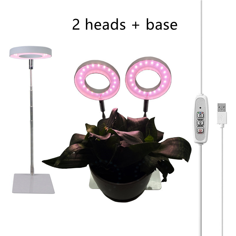 LED angel ring plant growth lamp, sunlight-like plant supplementary light, indoor succulent bonsai plant lamp manufacturer pic 1