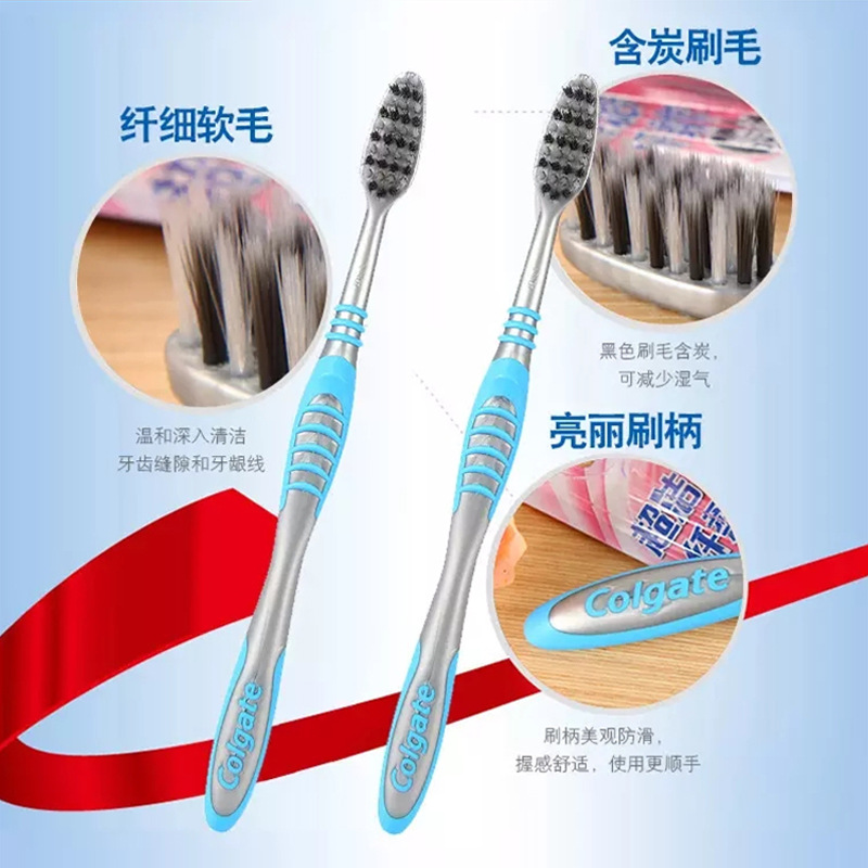 Colgate Travel Set (360° Healthy Gum Toothpaste + 1 Soft Toothbrush) Toothpaste and toothbrush set pic 1