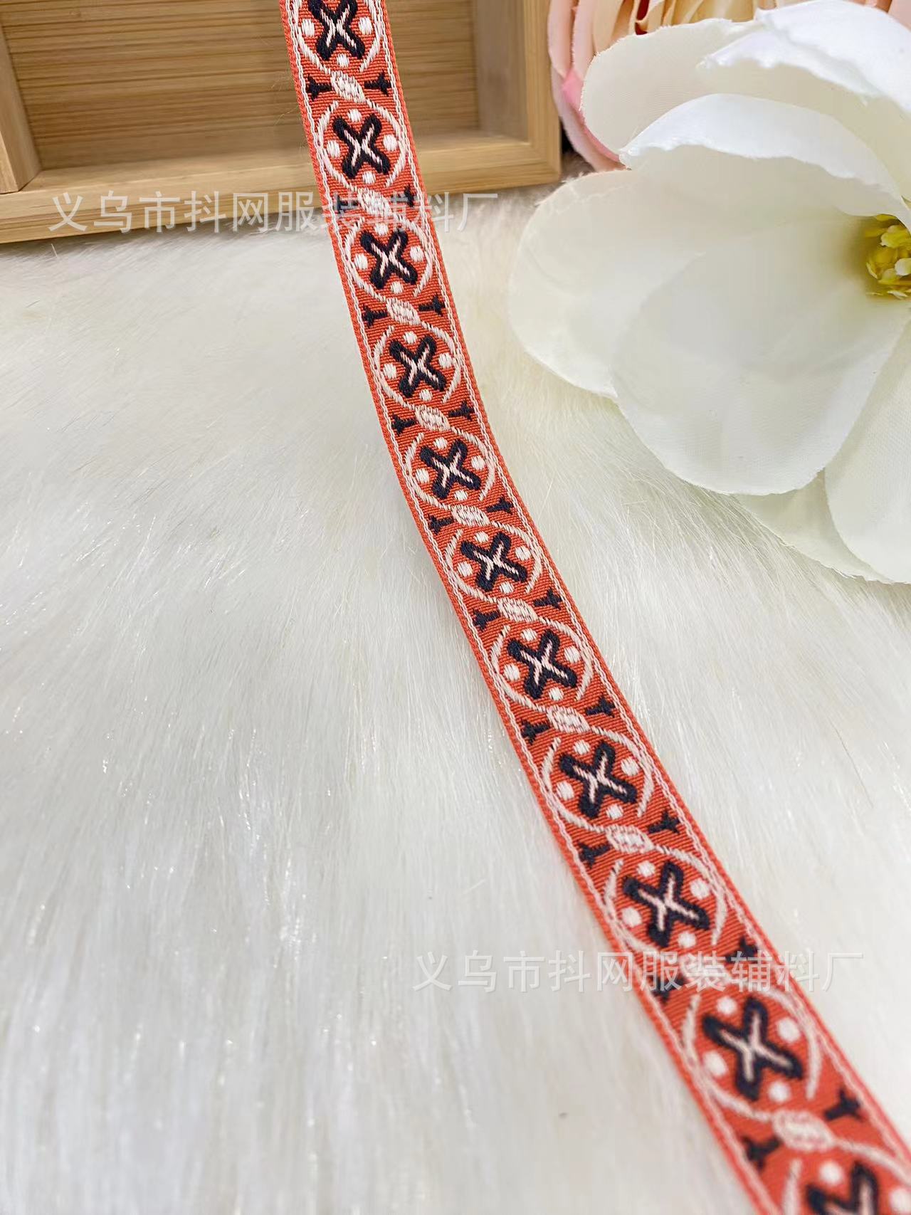 1.7- 2.0cm Classic handmade DIY bow webbing hair accessory Headwear bag edge strap gift box packaging bag pic 5