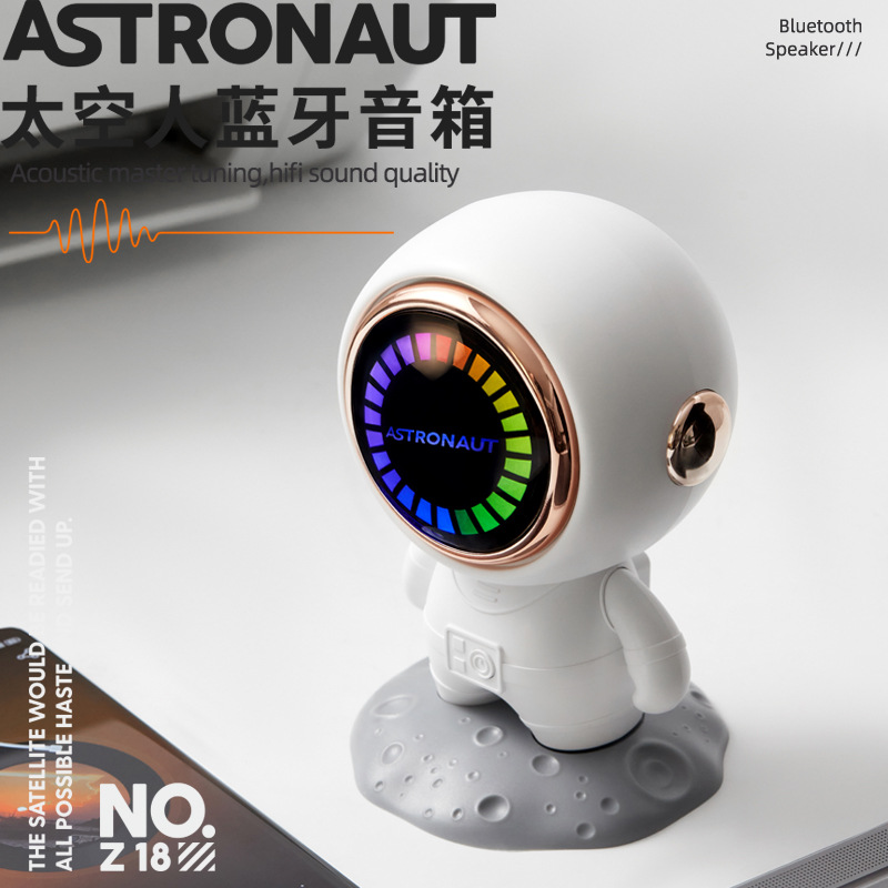 The 3401 Bluetooth speaker in the shape of an astronaut has clear sound quality and is portable pic 2