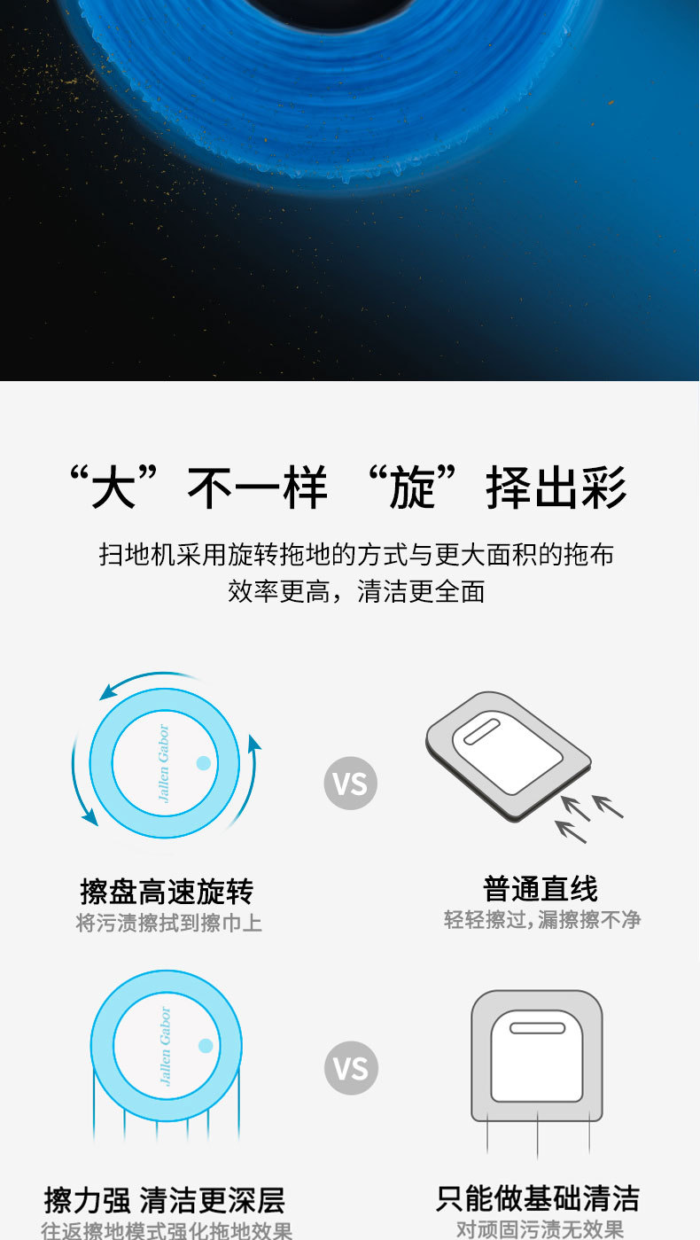 跨境家用智能扫地机器人全自动清洁机拖地机干湿两用擦拖洗地机详情9