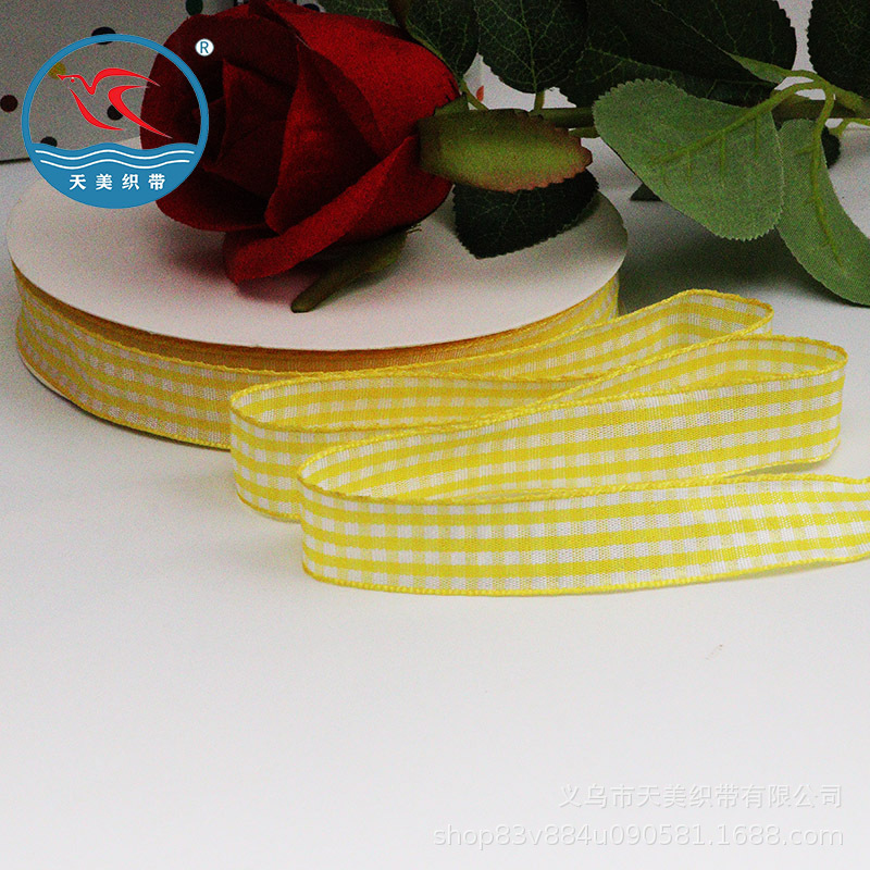 1.5 cinta de celosía milky bird plaid cinta decorativa para hornear pastel cinta de arco material de bricolaje cinta de celosía cinta de regalo pic 31