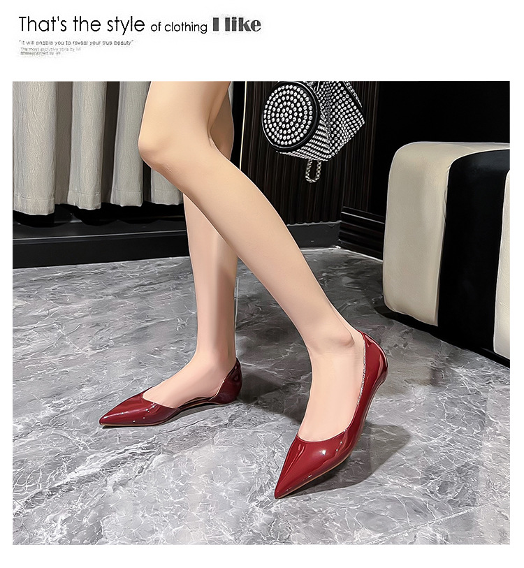 2024新款春秋法式内增高尖头侧空平底鞋女浅口百搭通勤单鞋漏脚趾详情21