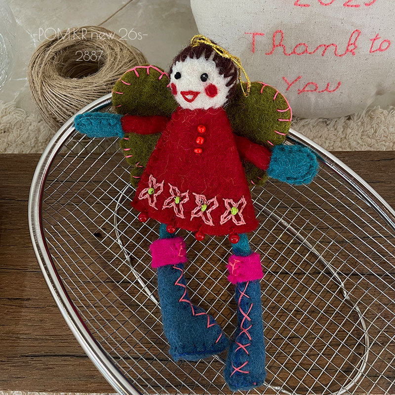 Handmade felt dolls, wool felt accessories, felt cloth ornaments, felt bags, felt rooms, creative handicraft materials pic 5