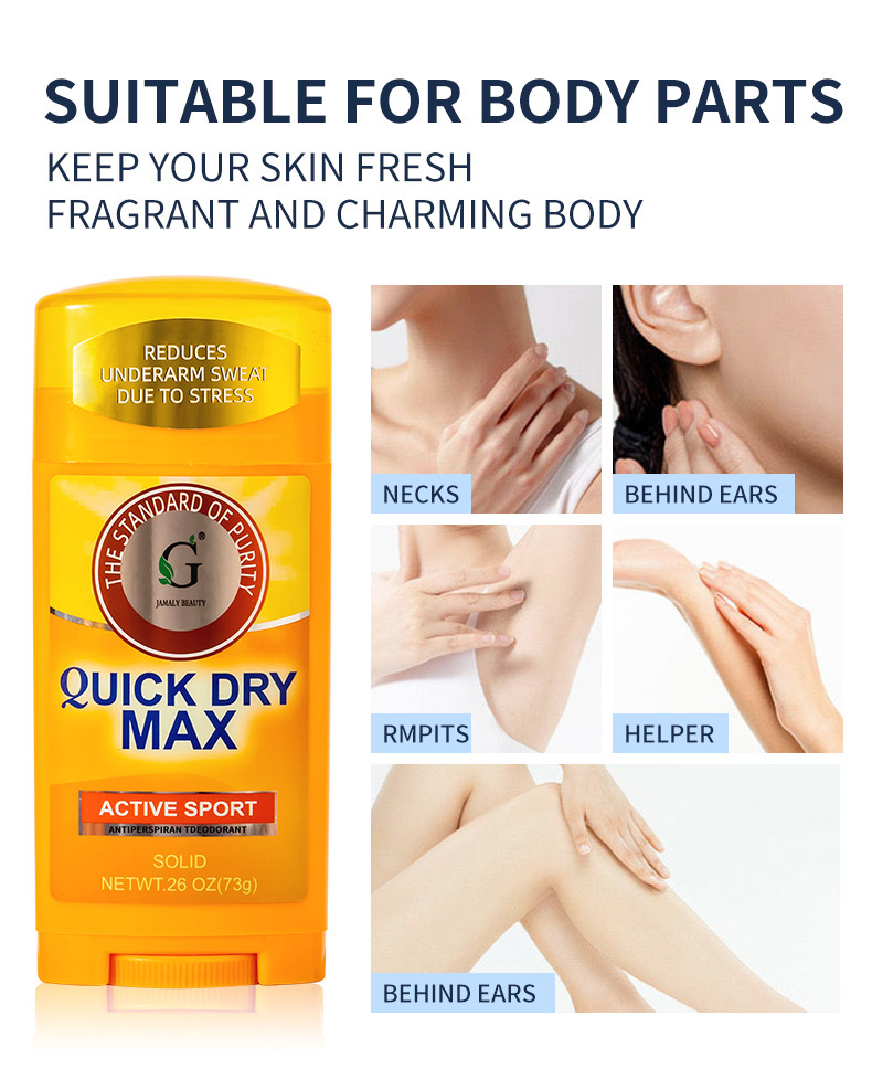 Cross-border Underarm deodorant, dry and fragrant, underarm odor and body odor deodorant, solid deodorant stick pic 6