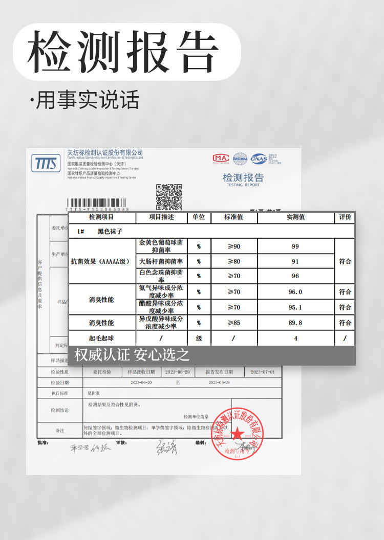 星期袜礼盒装女士无骨吸汗抗菌防臭抗起球中筒防臭袜英文刺绣女袜详情9