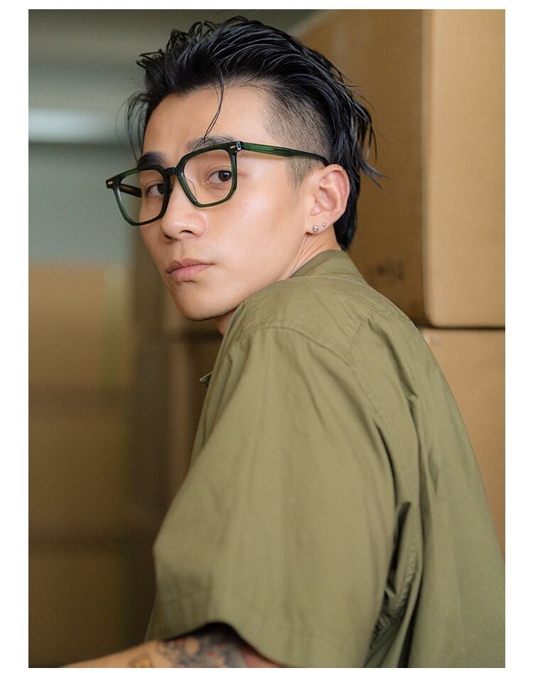 超轻透明光学眼镜镜架近视防蓝光男女款大脸显瘦可配有度数镜片详情6