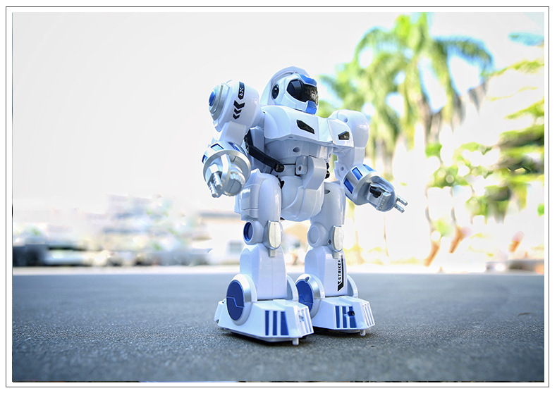 K4变形战警指纹触摸智能机器人热销男孩女孩智能能玩具变形机器人详情11