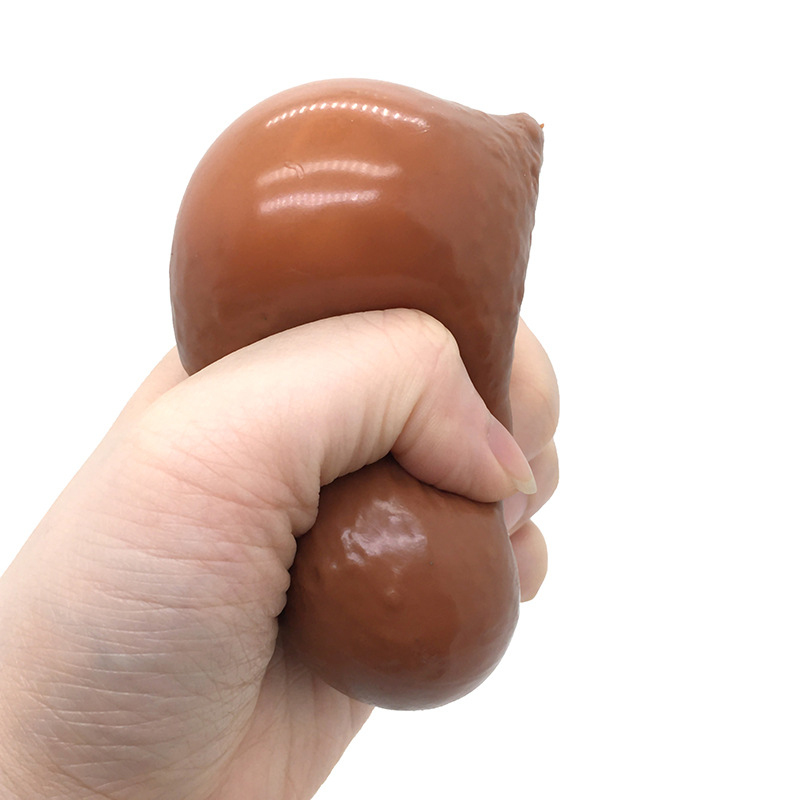 Cross-border parody creative cartoon poop, elastic stretch, deformation, rebound, pinching fun, pranking and venting pic 4