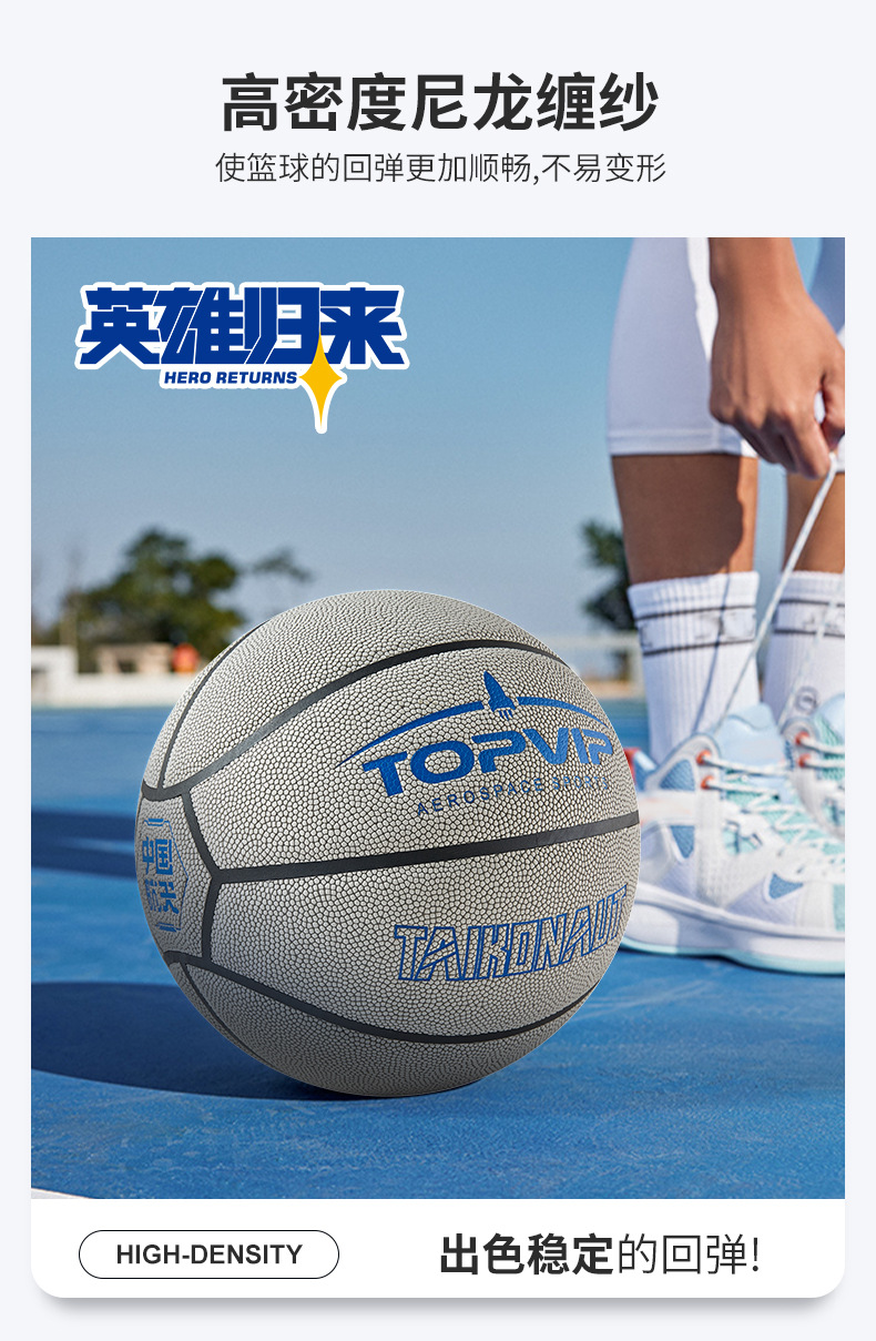 TOPVIP运动力软皮防滑耐磨篮球TV117804详情6