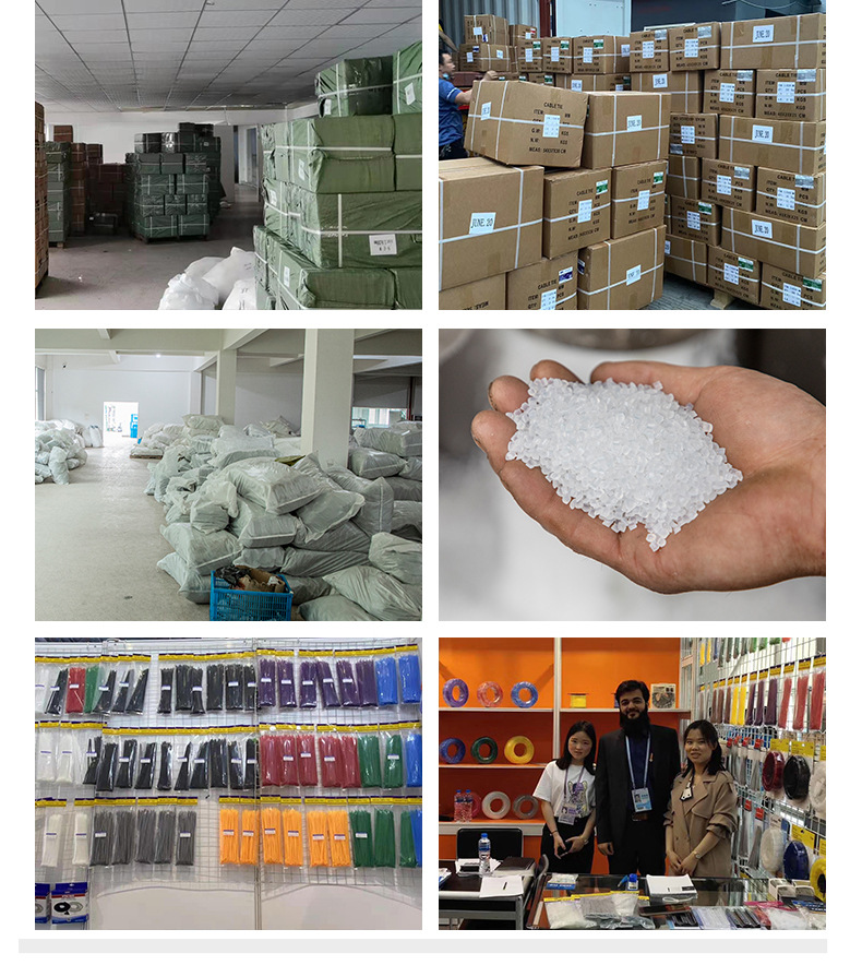 自锁式尼龙扎带塑料扎带束线带50根一包nylon cable tie大量批发详情11