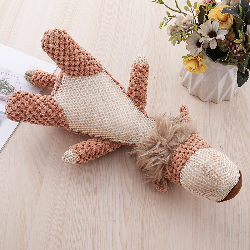 Plush dogs make sounds, grind their teeth, and are durable. Pet toys, pet supplies, cat and dog toys, factory in stock, wholesale, cross-border pic 8