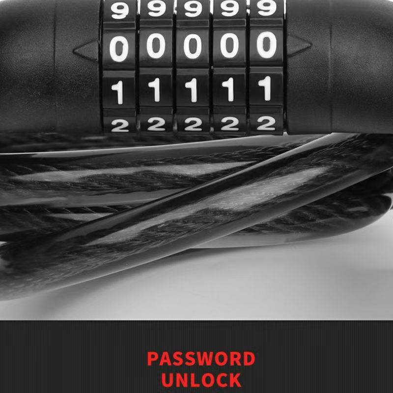 Anti-theft combination lock, steel cable combination lock, smart home anti-picking safety lock pic 9