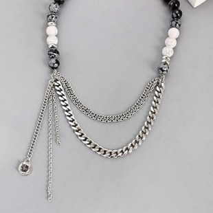 新品上新欧美个性蛇骨链条食指戒指女个性网红ins潮人个性夸张风详情3