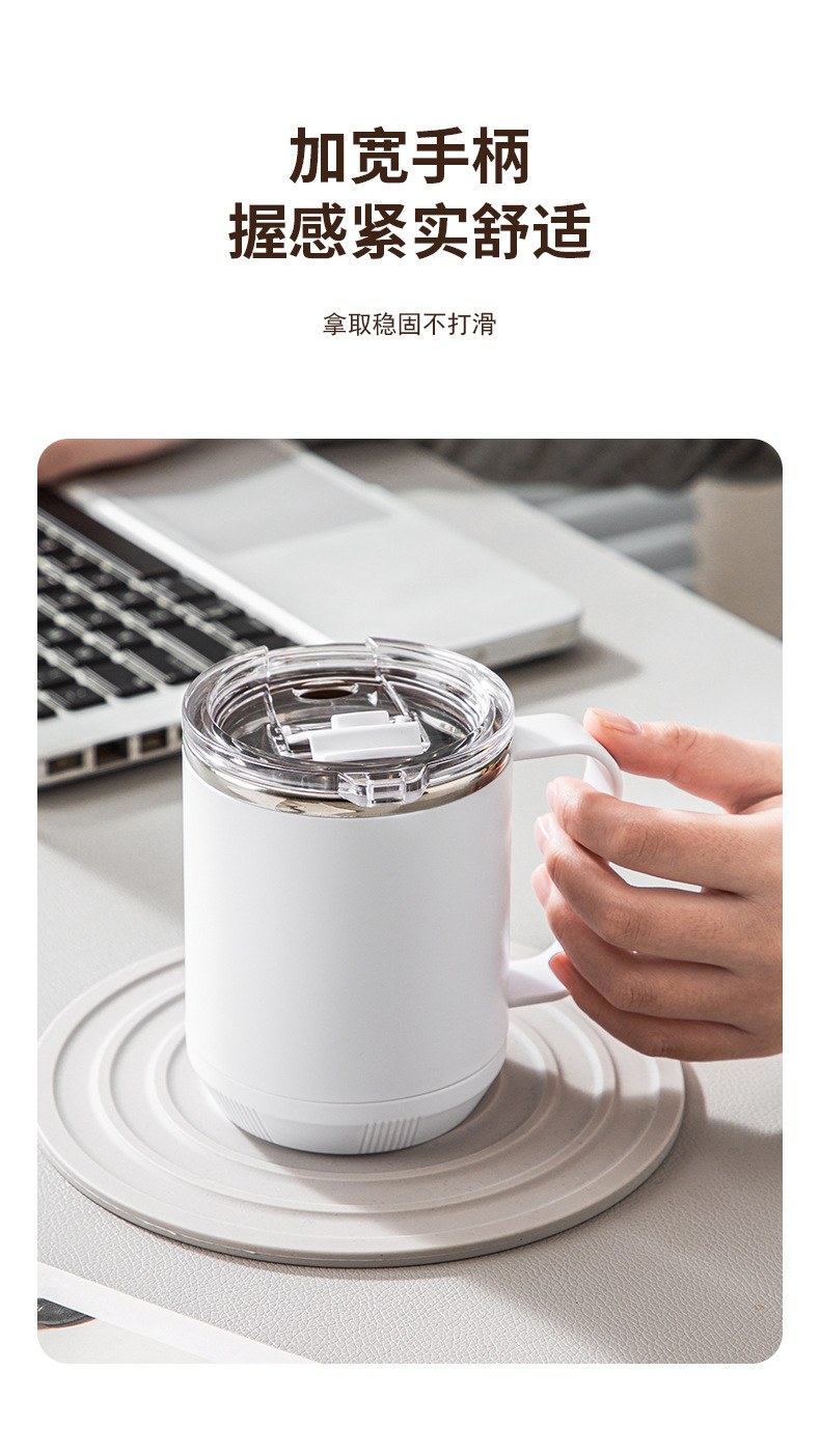 304 stainless steel mugs, high appearance level, household covered cups, couple water cups, coffee cups, covered straw sets pic 8