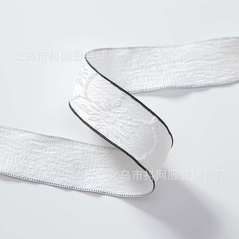 Wholesale of 2.5cm double-sided ribbon printed ribbon handcrafted DIY decorative bow accessories, flower gift box edge straps pic 8