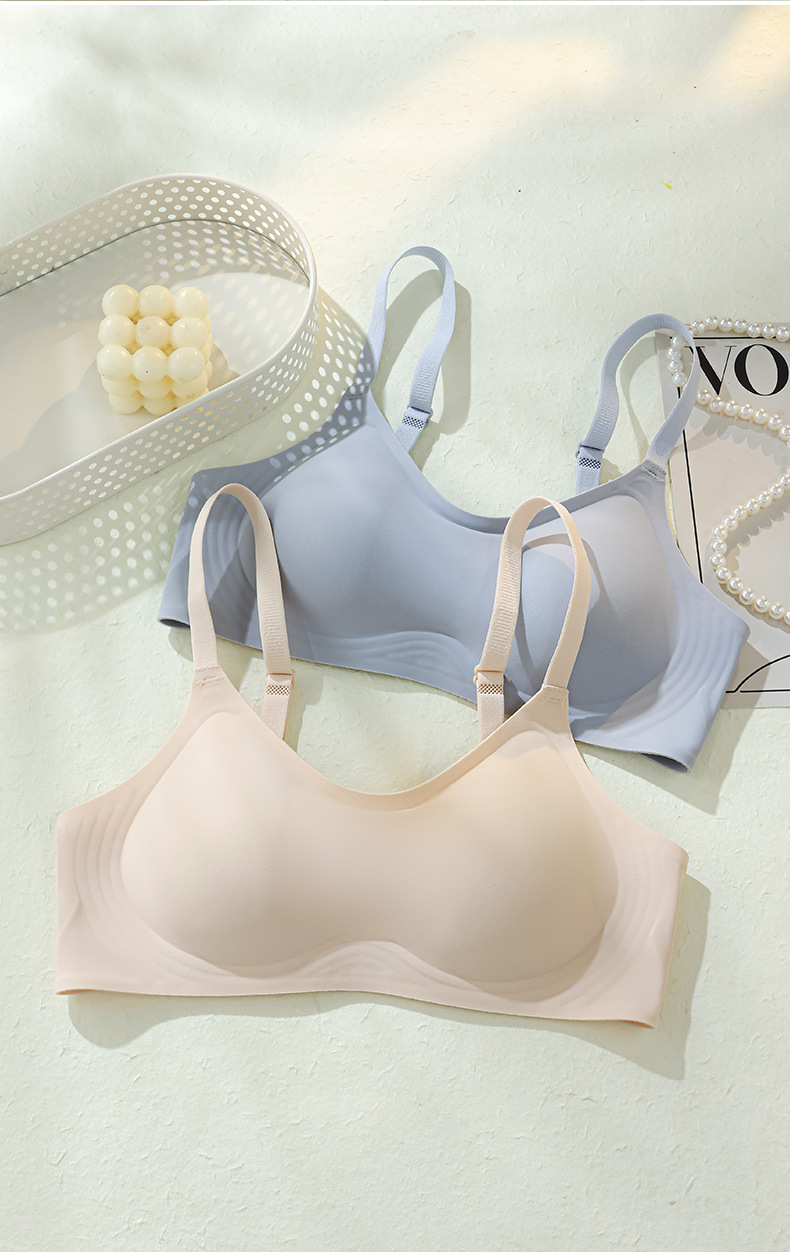 Jelly strip soft support nude seamless underwear for women, adjustable accessory breasts, anti-sagging, thin and soft bra cover without steel rings pic 14