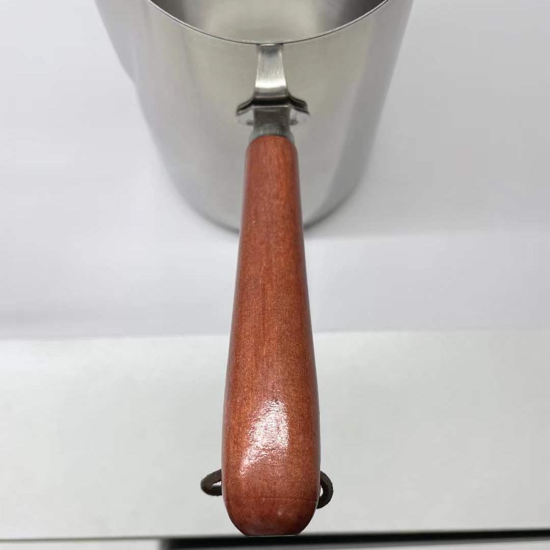 Fancy milk pot, stainless steel thickened baby food pot, baby cooking, mini deep pot, coffee cup, hot milk cup, pointed mouth milk cup pic 12