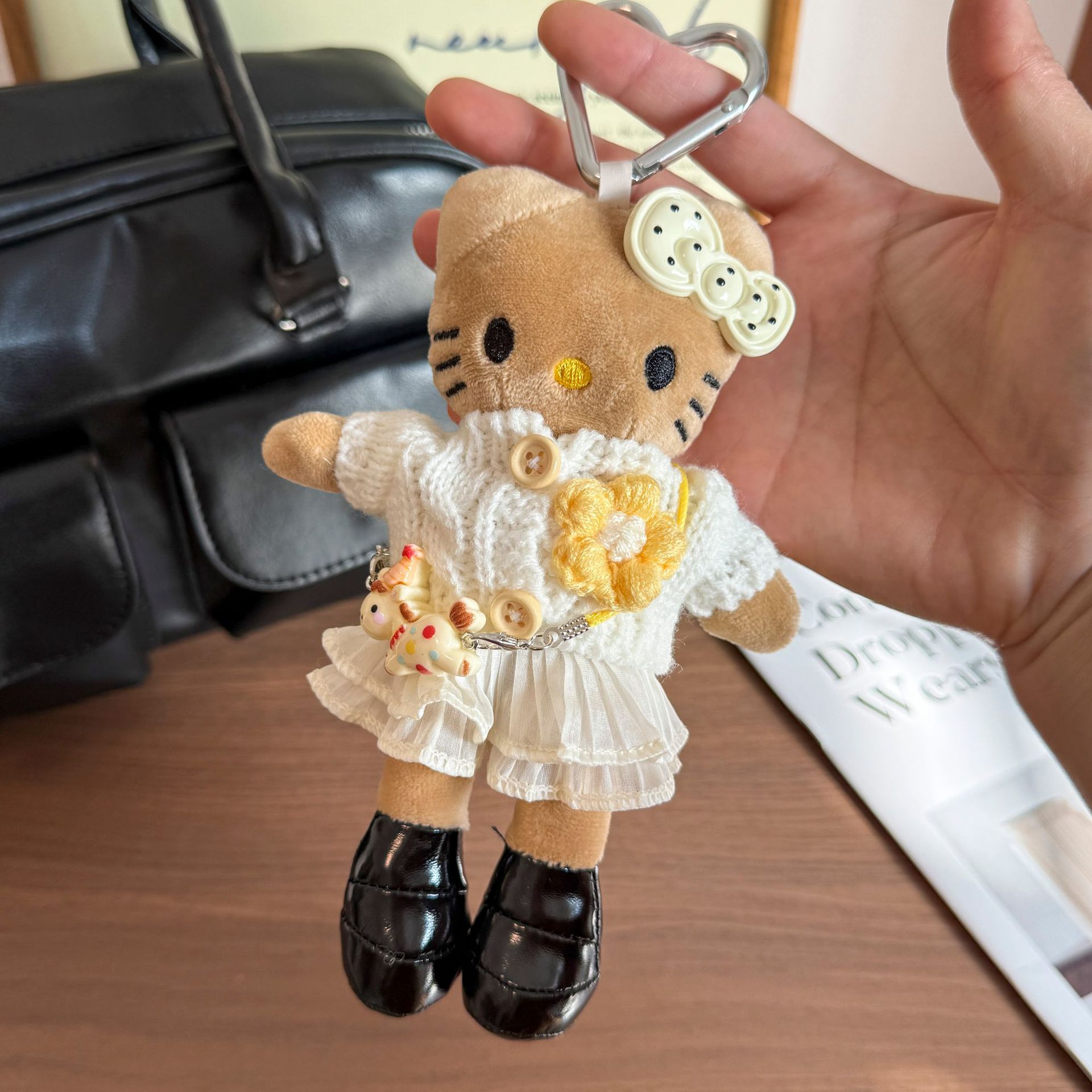 Привет, долгоногий кот кт, кошечка кэт, повесь на подарочный сертификат от милой плюшевой куклы pic 2