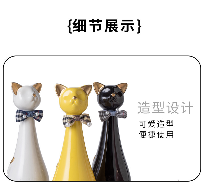宠物殡葬纪念品陶瓷猫形骨灰罐爱宠骨灰盒宠物祭祀用品冥币详情12