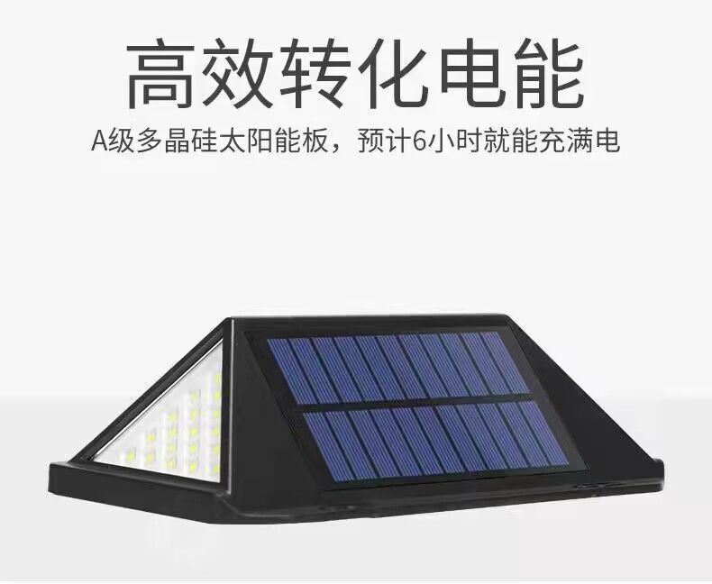Human body sensor lamps, solar hanging lamps, waterproof street lamps, solar garden lamps, ultra-bright wall lamps for household and outdoor lighting pic 4