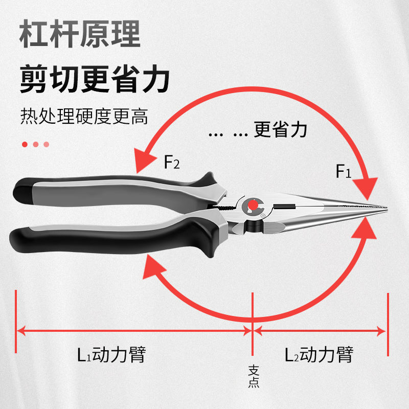 日本精工钢丝钳进口工业级省力尖嘴钳老虎钳万多功能家用套装详情16