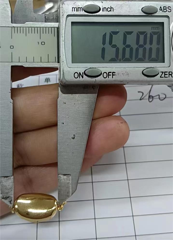 仿金保色金插片插棒扣项链连接扣diy铜元宝扣子扣头珍珠接头扣DIY详情17