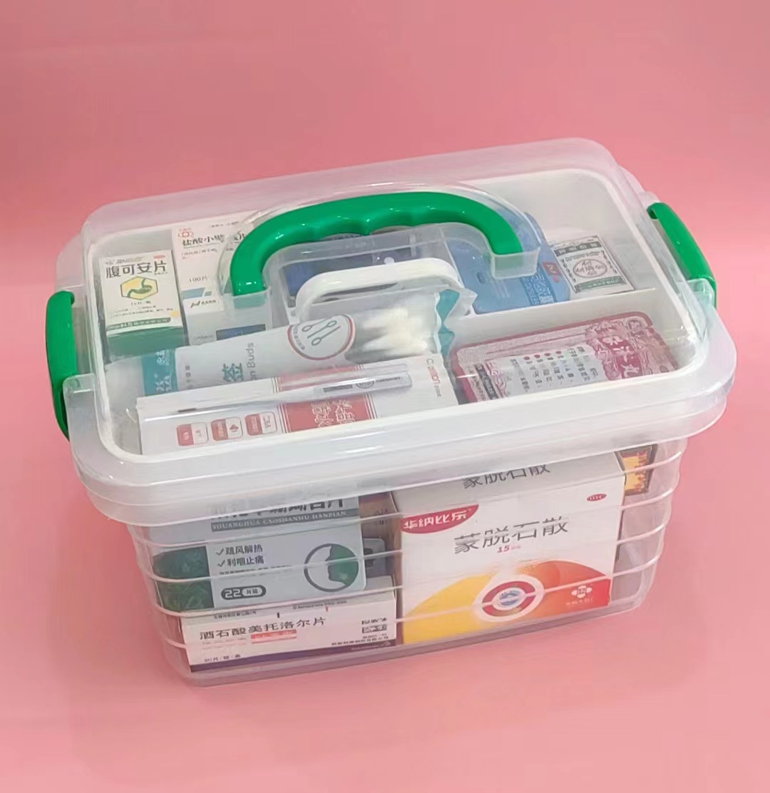 Factory direct sales of large household medicine boxes, family medicine boxes, multi-layer medicine classification and storage boxes pic 14