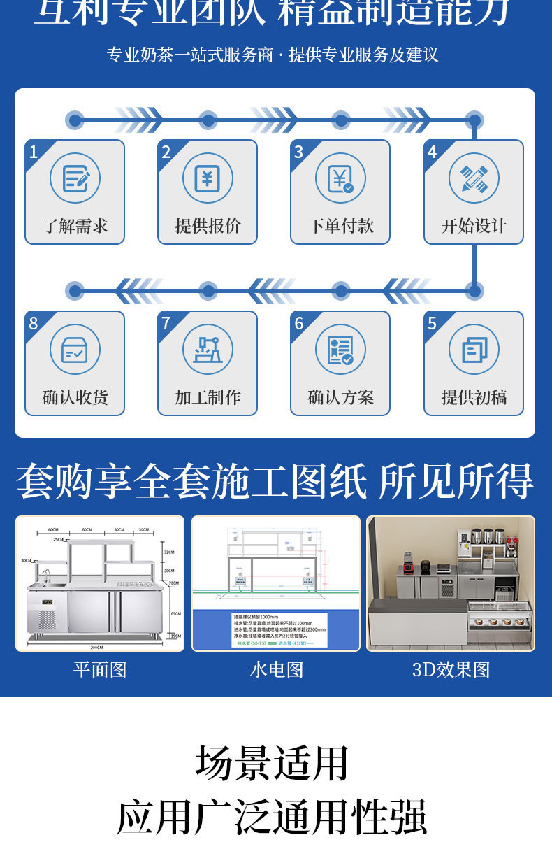 Commercial air-cooled pizza workbench, grooving and spreading table, refrigerated and fresh-keeping cabinet, special operation table for pizza shops, freezer pic 5