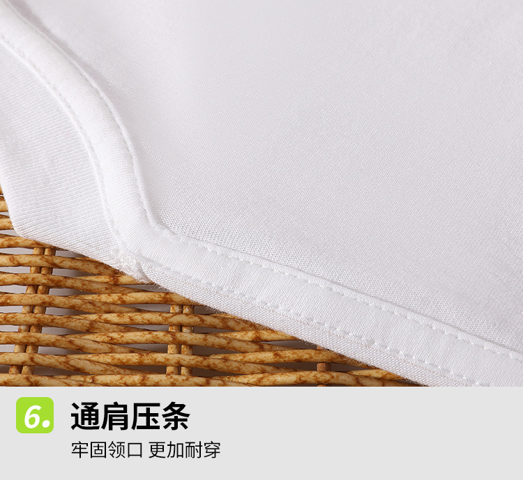 Wholesale of loose-fitting pure cotton T-shirts. Short-sleeved summer 230G off-the-shoulder round-neck T-shirts for both men and women are available for export pic 21