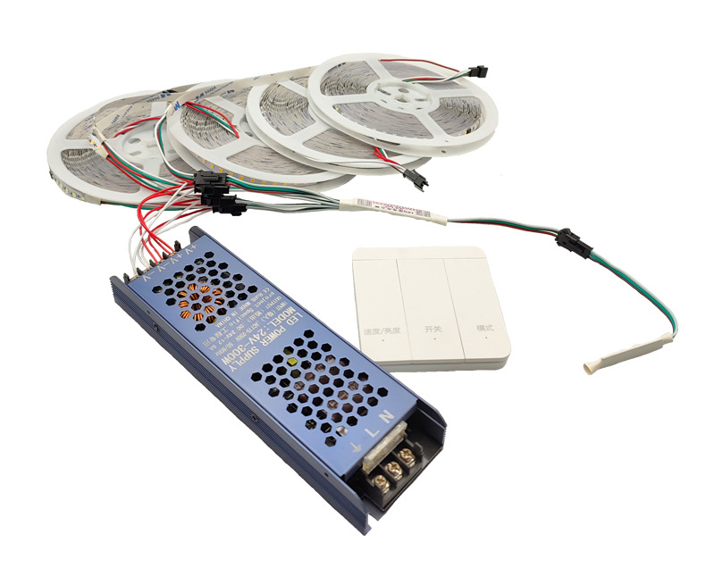 led灯带 24V 单色 流水 跑马 2835高亮126灯电镀板铜支架颜色齐全详情26