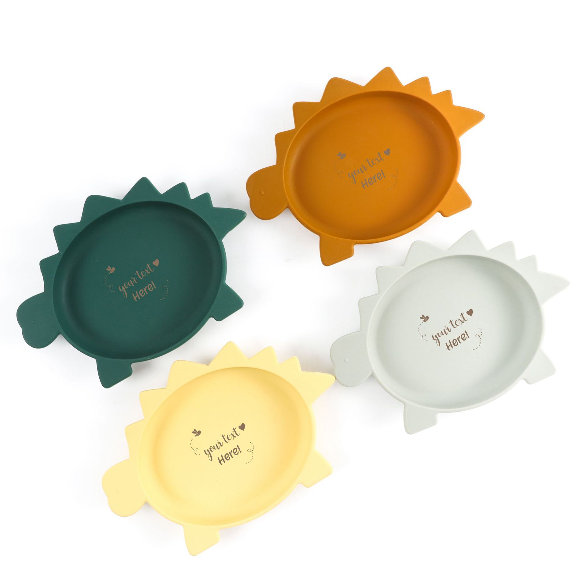 「母婴好物」宝宝喂养硅胶餐具套装 恐龙碗盘勺套装 宝宝辅食详情11