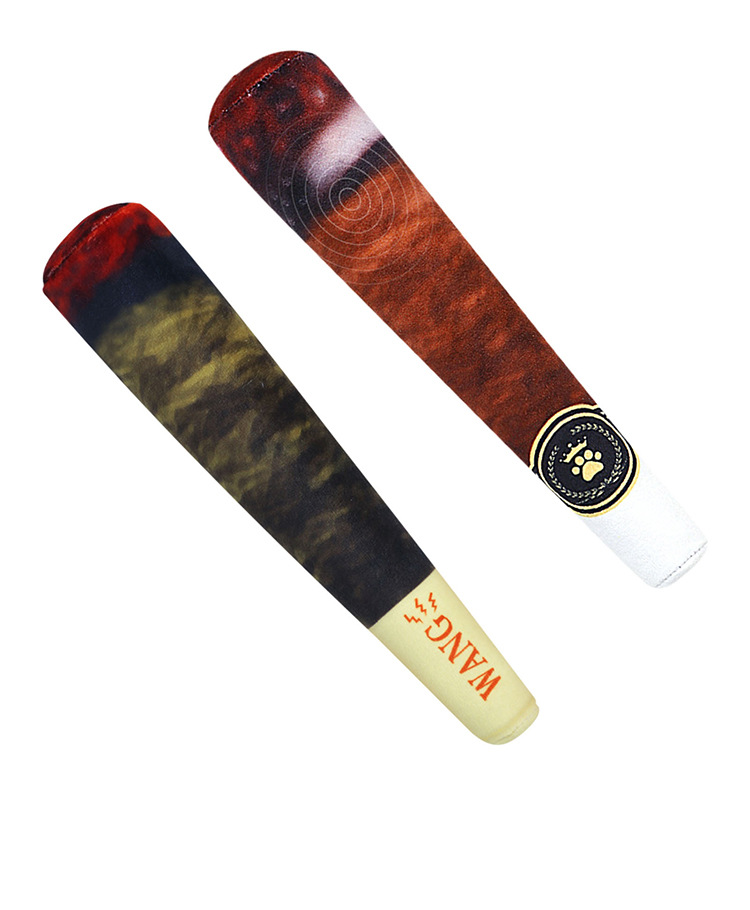 Customized dog vocal cigar model plush toys, pet-shaped cute gifts wholesale plush dolls, stuffed toys, dolls pic 25