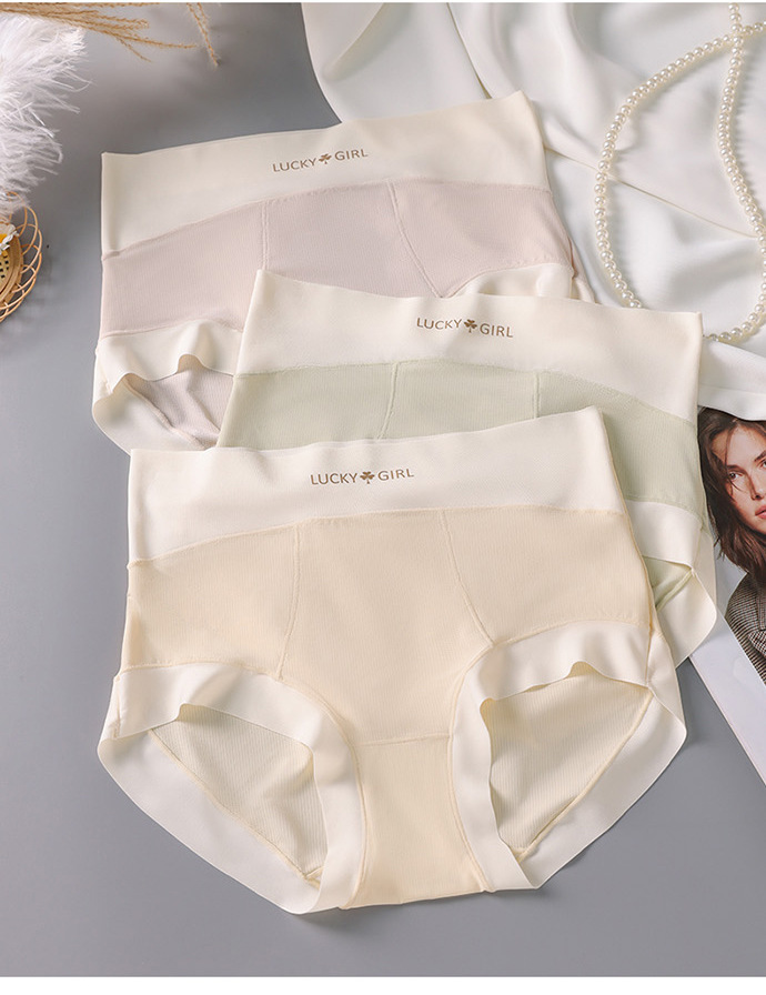 裸感无痕女士内裤冰丝透气孔凉爽抗菌裆中腰提臀透气那三角短裤详情14